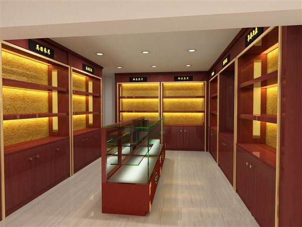 中药展示柜外观上的怎么选择？